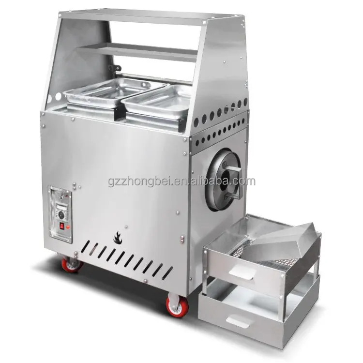 Commercial Industrial Gas Used Chestnut Nut Roasting Machine,Peanuts Roasting Machine,Nut Seed