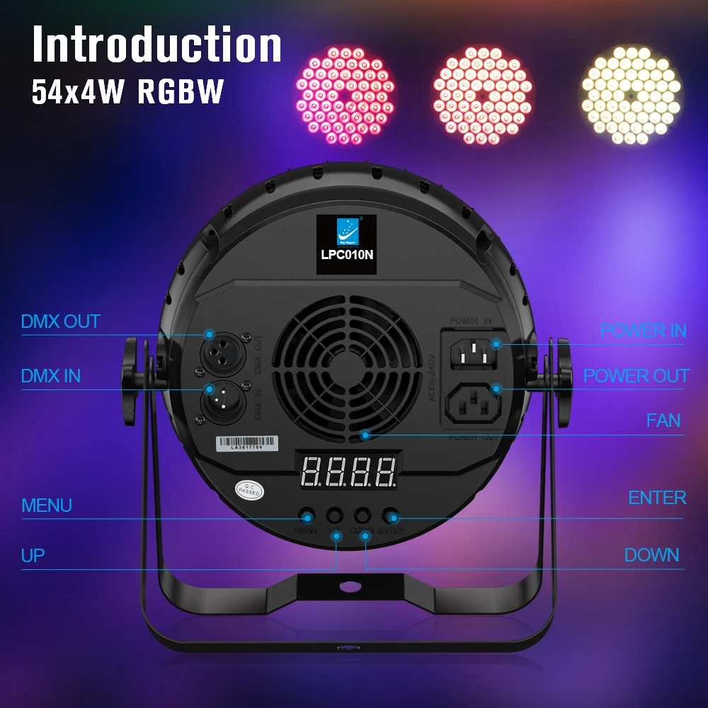 4灯セット】Betopper LPC010N LED Par 舞台照明 【公式通販】
