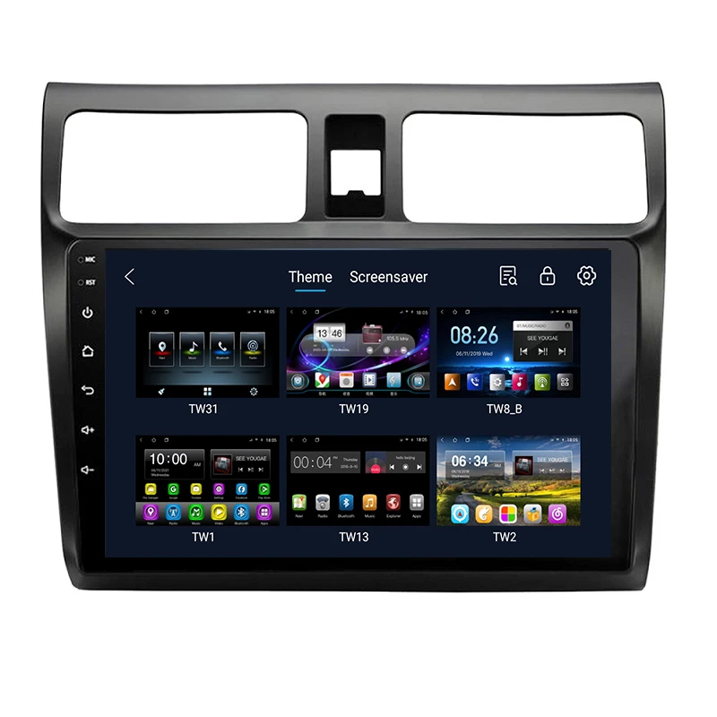 10 Inch Android Autoradio 2 Din voor Suzuki Swift 2005-2010 Draadloze 10 Inch Android Autoradio 2 Din voor Suzuki Swift 2005-2010 Draadloze