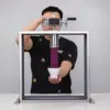 Stainless steel model-6 material bins
