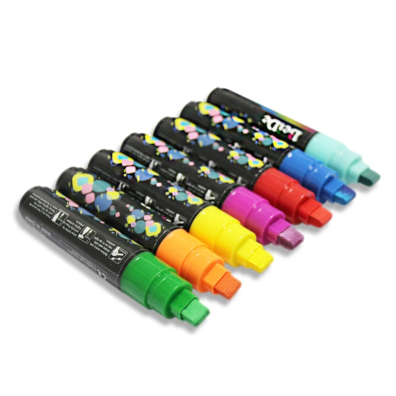 Uni Posca PC-5M Paint Marker Pen Wallet, Metallic Colours Set of 8 Assorted  Colours, Medium Tip