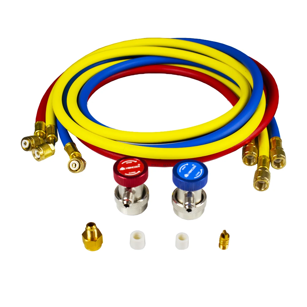 60 Inch Ac Freon Charging With Hose Hvac Refrigerant R12 R22 R404 R502