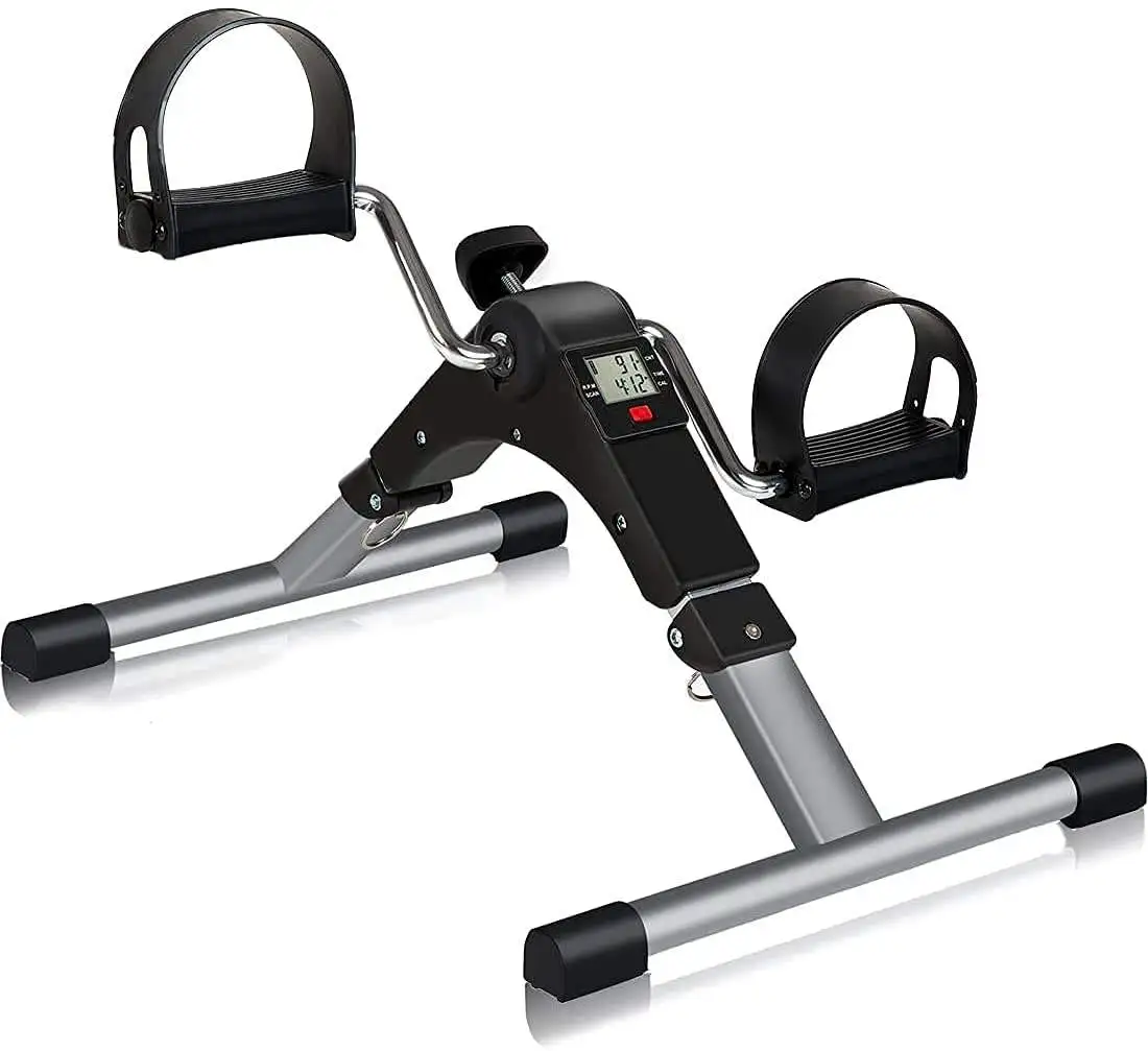 Mini Double Pedal Exercise Bike Mini Folding Home Use Fitness Pedal Exerciser for Leg