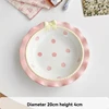 Pink-8"deep plate