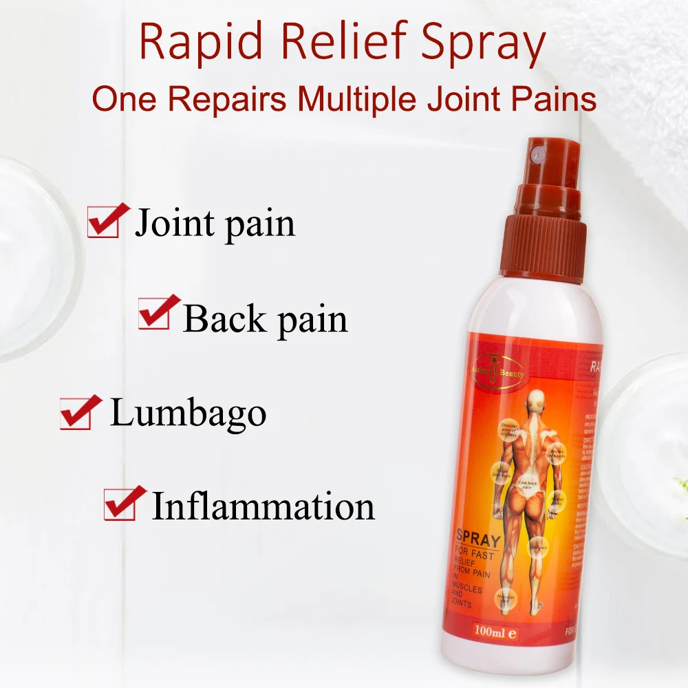 Wholesale Body Muscle And Joint Pain Relief Organic Rapid Relief Spray