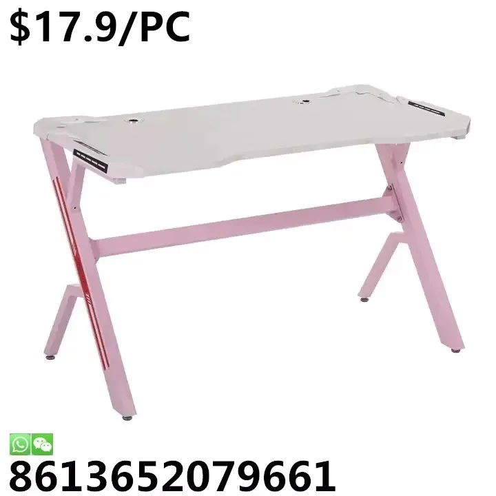Customized Design Factory  Foldable Lower Price Metal Frame Folding Table
