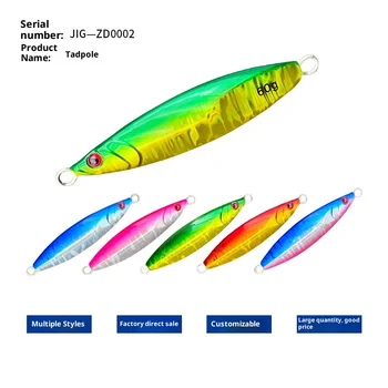 Wholesale Metal Jig Lure Bait Bare Plate Long-Range Shore Cast Lead for Mackerel 40g 60g 80g 100g – Metal Jig – view 3