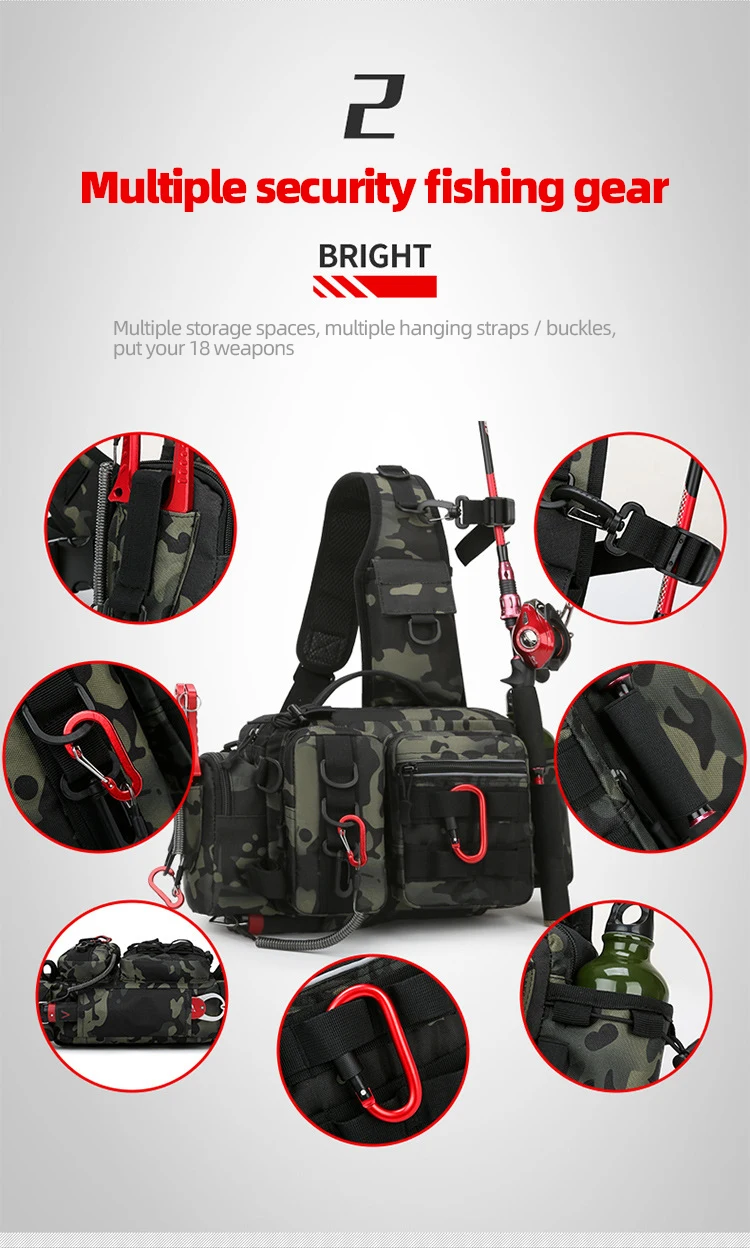 Tactical Outdoor Molle Sling Daypack Chest Bag