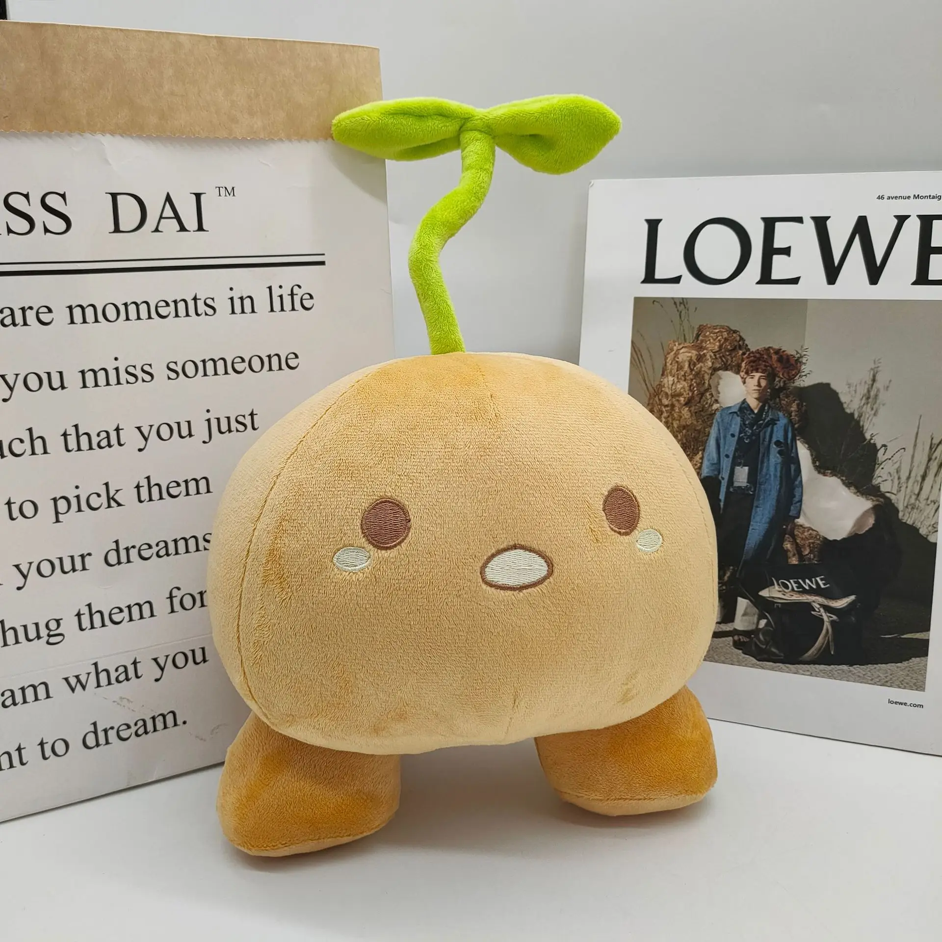 Peluche Seedot, Figura de Personaje del Juego Horror Omori, Muñeco