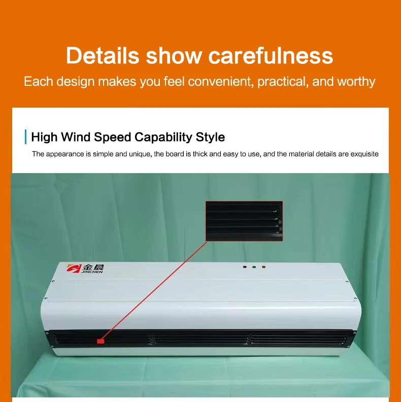 Axial flow 85 smart intelligent heat air conditioner fan electric hot warm wind heating air curtain