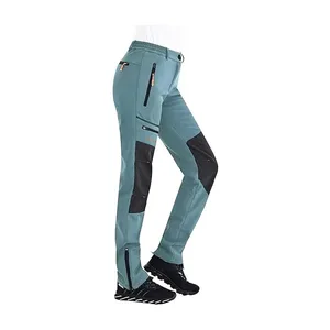 Unisex Outdoor Pants Waterproof Softshell Eco-Friendly MEMORY FABRIC Zipper Bottom Leg Winter