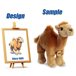 Shengye China Facoty Custom Desert Animal Camel Plush Toy Arabic Saudi Arabia United Arab Emirates Market Stuffed Camel Plushie