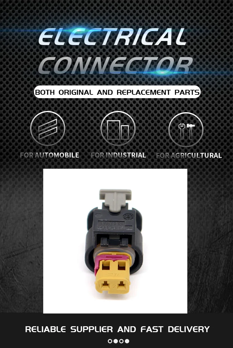 2112985-A Tyco 2 Pin Female Impact Amp Sensor Connector Plug For