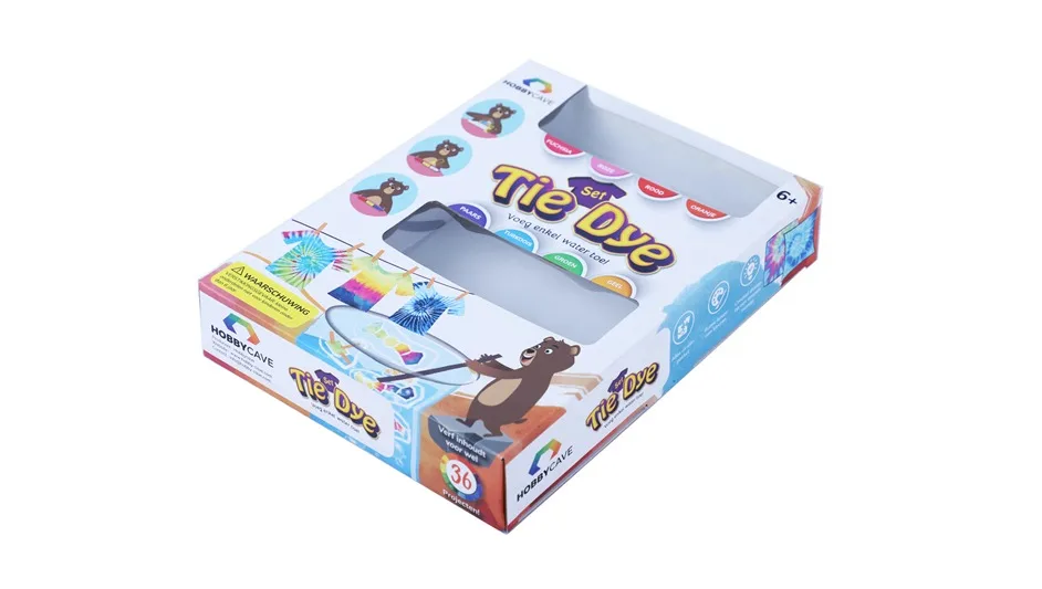 Custom Empty Paper Doll Boxes With Window Kids Toy Doll Packaging Boxes