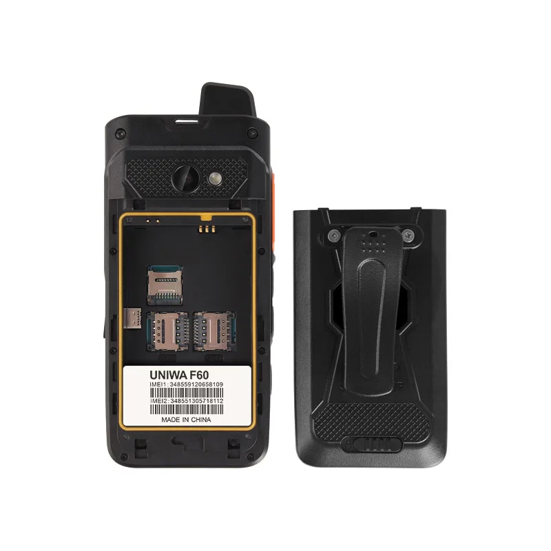2.8 Inch Touch Screen F60 Rugged Handheld Mobile Phone 4G Zello for Radio PTT POC Walkie Talkie