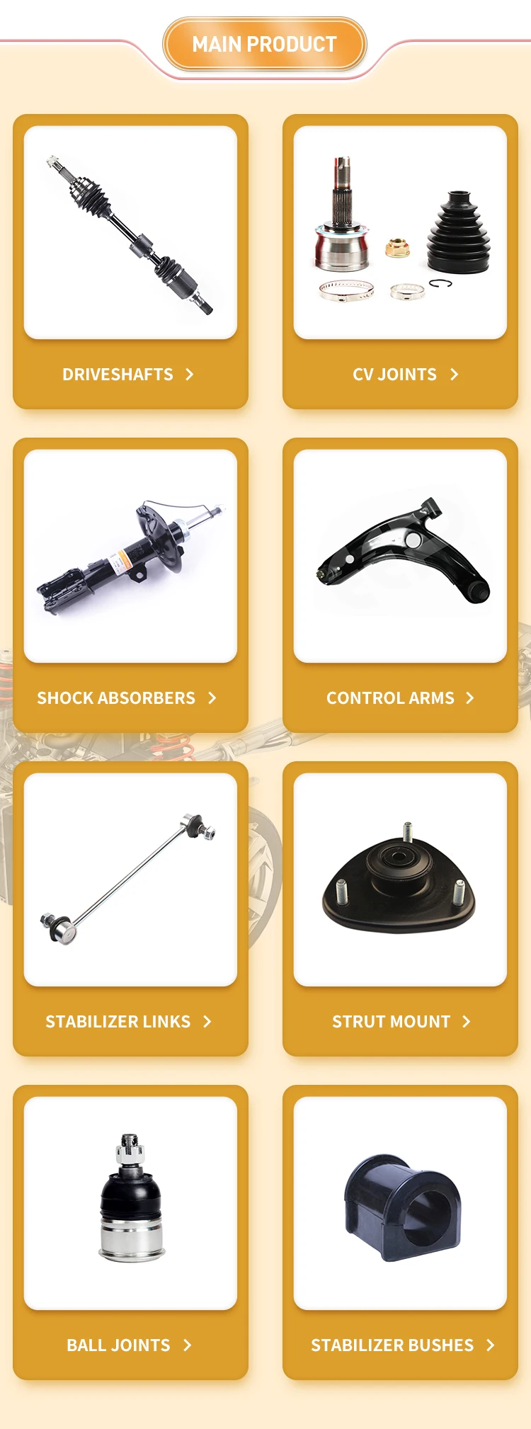 Wholesale Car Engine Parts Rubber Engine Mount For Toyota Honda Nissan Mazda Hyundai Mitsubishi