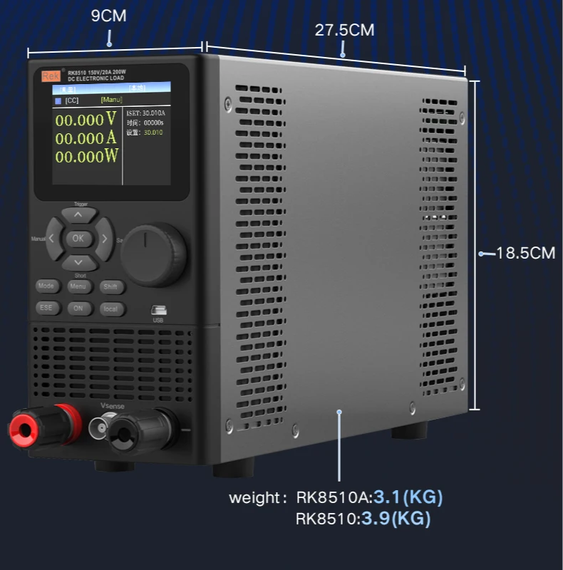Load Tester ET5304 Dual-channel DC Programmable Electronic Battery ...