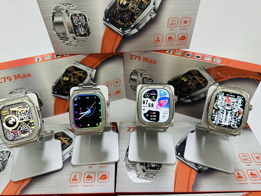 Z79 Max Smart Watch - IP68 Waterproof & Health Monitoring