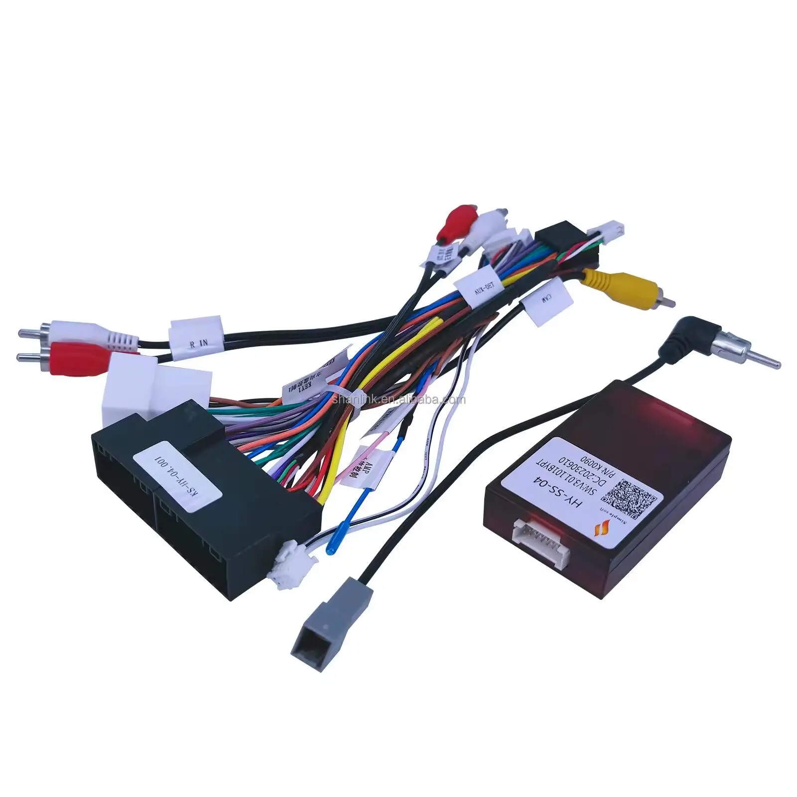 CAN Bus Decoder Wiring Harness Adapter for Car Stereo - Compatible with ...