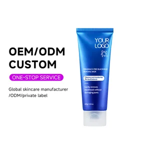 OEM ODM  Oil Control Peel Off Anti Wrinkle Whitening Skin Care Cleansing Mud Herbal Facial Fragrance-free Blackhead Removal Mask