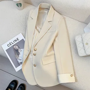 2026 Spring New Arrival Women's White Casual Elegance Chic High-End Style Trending Suit
