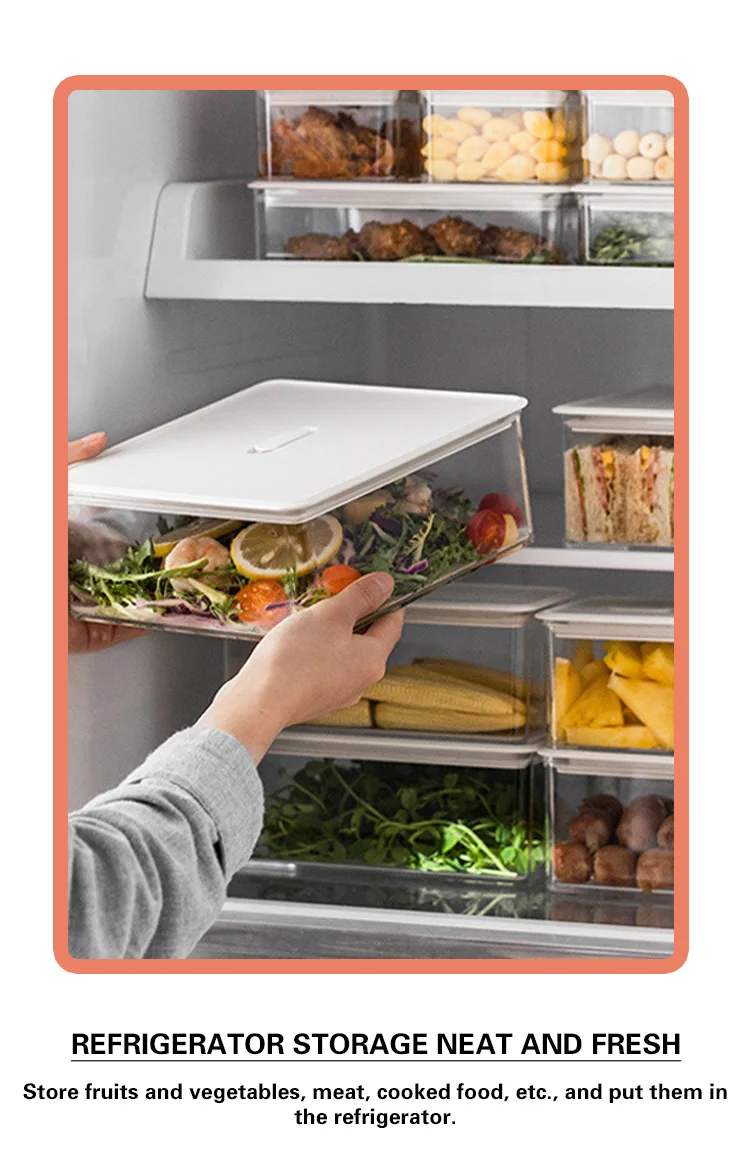 Food Storage Box Fruit And Vegetable Sorting Box Sealed Storage Box