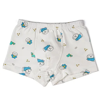 OEM Customized Kids Boys Cotton Panties Short Pants Comfortable New Design Underwear with Boxer Briefs Children's Underpants