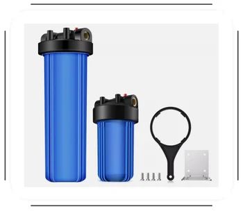 高品質大型ブループラスチック製浄水器ハウジング 20インチ大型浄水器