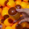 Yellow pudding squeeze ball
