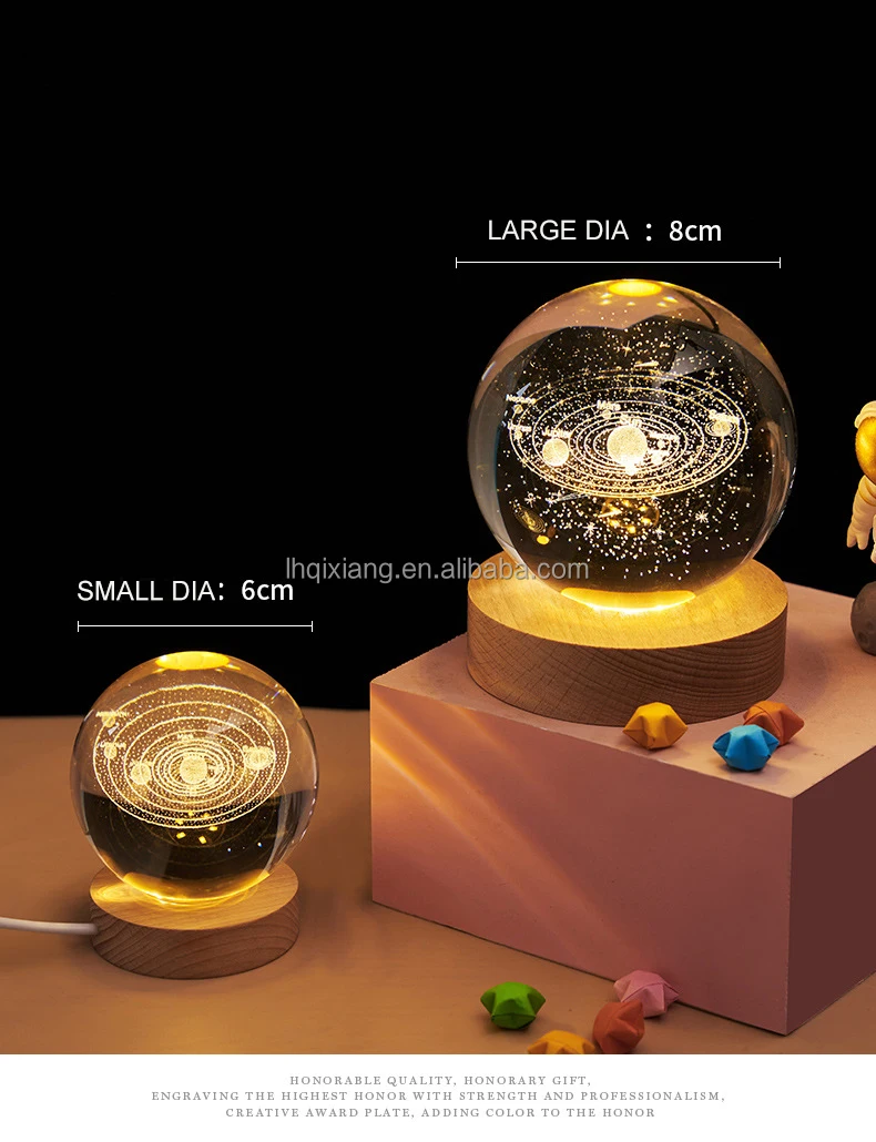 3D Shark Crystal Ball Night Light, Upgraded 3.15 Inch Glass Ball Lamp 16 Color Led Wooden Base Shark Night Light Decor Birthday Holiday Christmas Shar