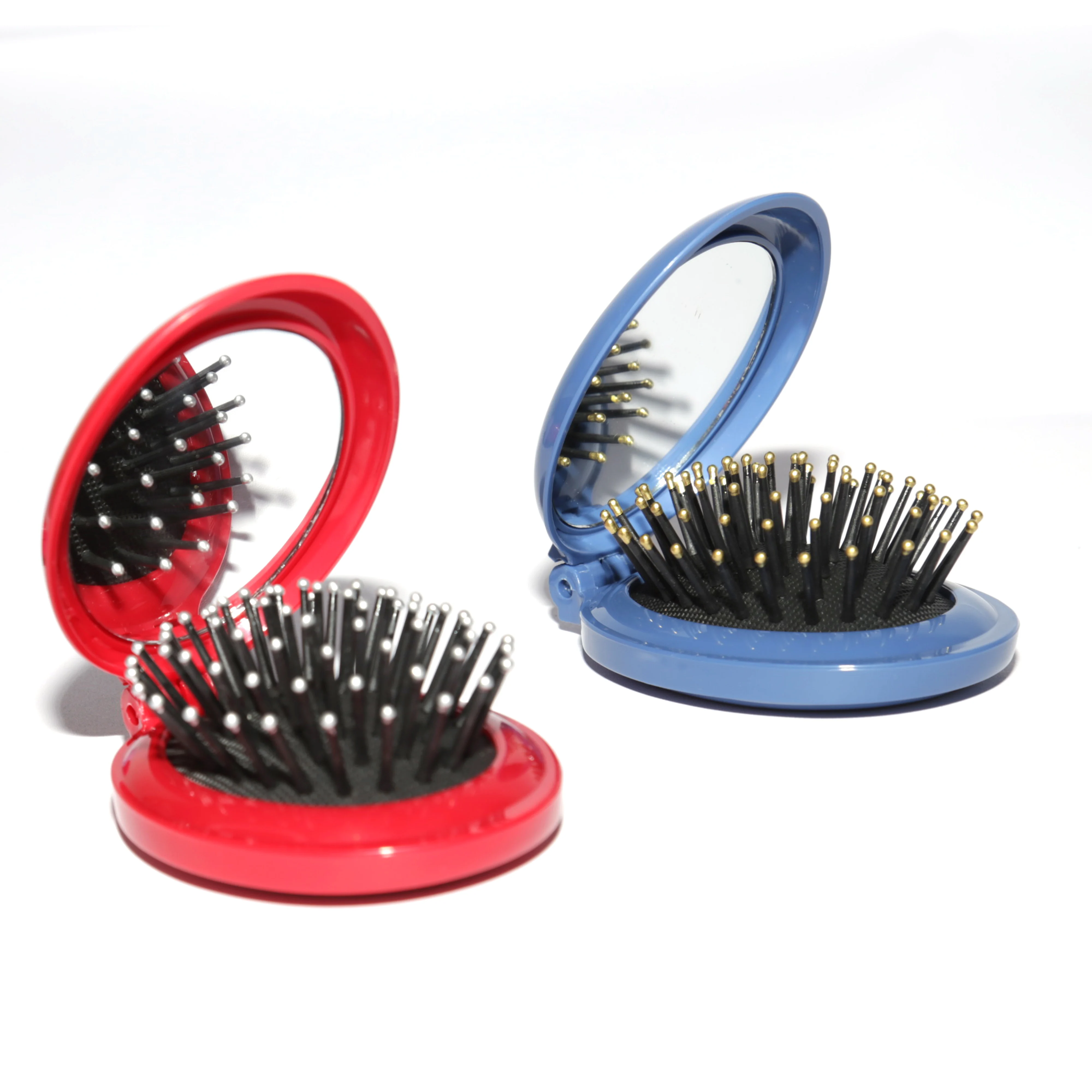 Oval Folding Hair Brush With Mirror,Compact Massage Comb For Pocket,For Wet  Or Dry Hair - Buy Folding Hair Brush With Mirror,Massage Comb,Pocket Comb  Product on Alibaba.com
