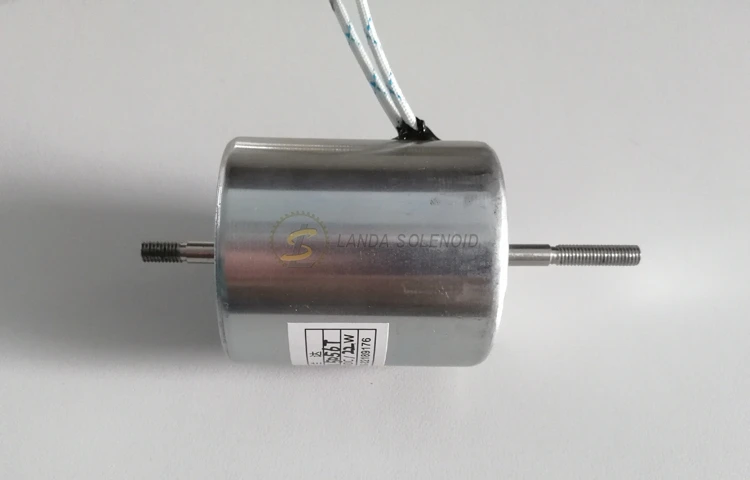 Mechanical Components Push Solenoid 15mm Stroke Powerful Strong Force Tubular Solenoid