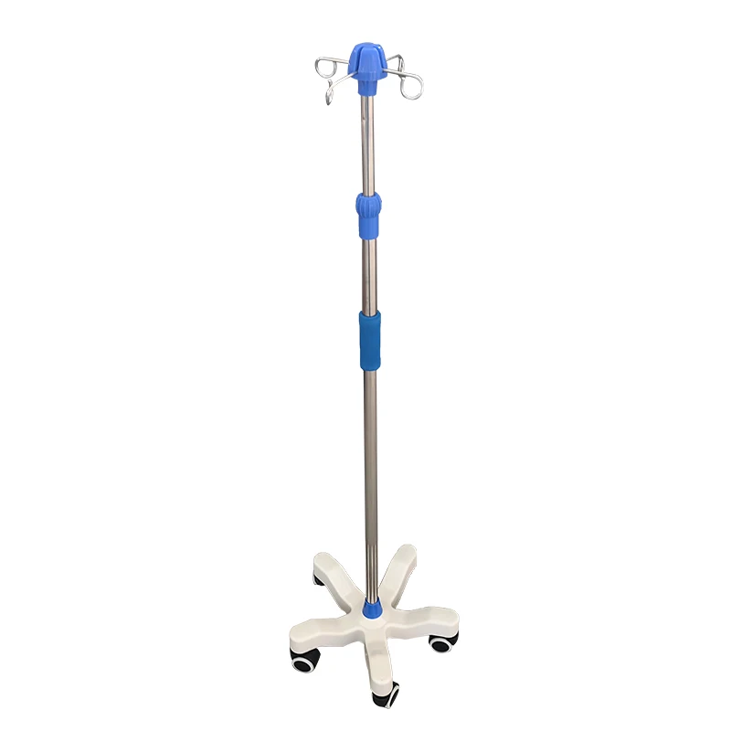 Medical IV pole stand adjustable Infusion stand convenient and durable