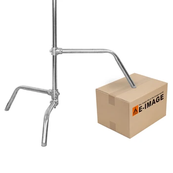 E-IMAGE LCS-04 Heavy Duty Light c Stand With Sliding Folding Legs Grip Arm Kit detail image