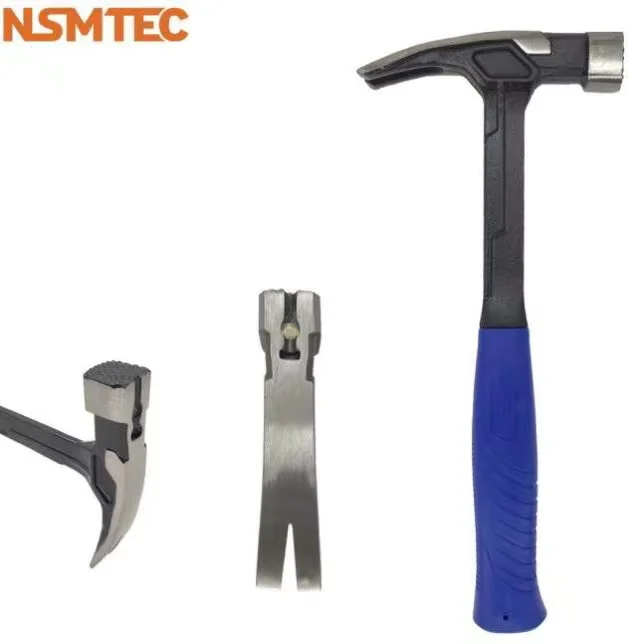 One Piece Steel Claw Hammer Nail Starter With Tpr
