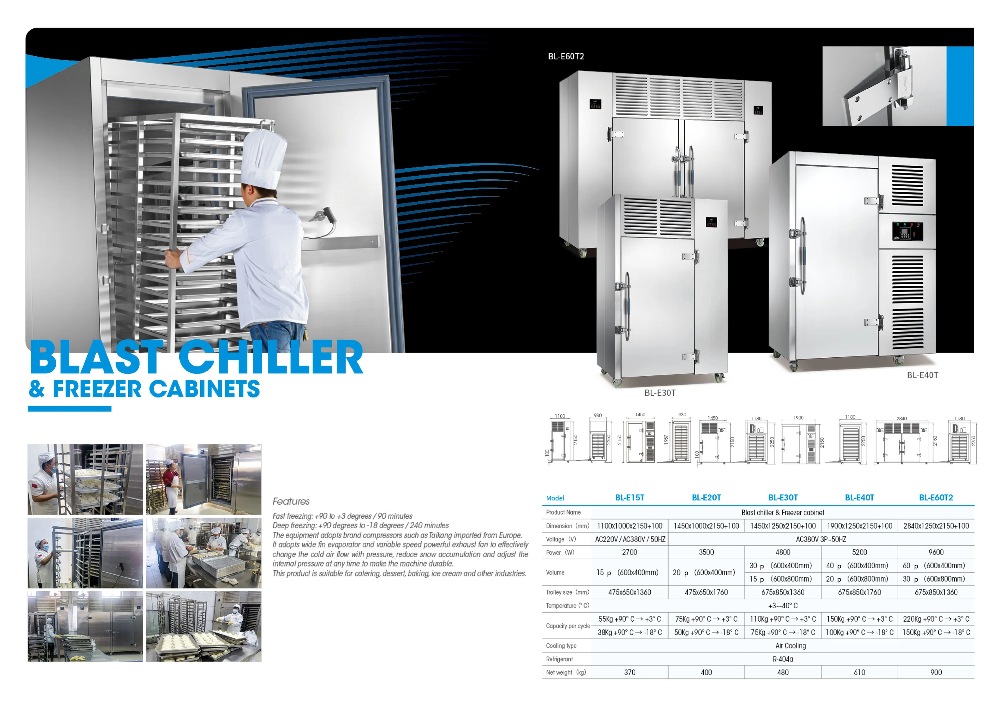 Freezing Equipment, 100kg/hour, 380V, 12000W-30000W - detail 10