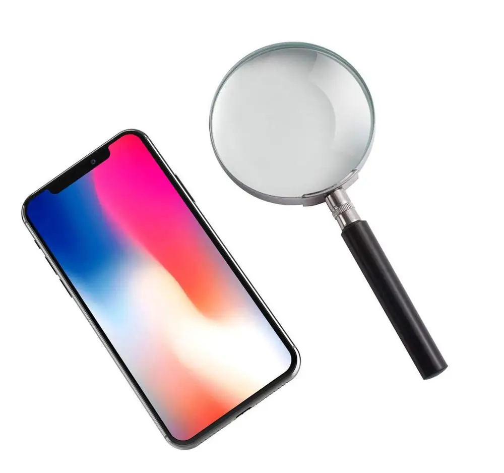 Lente D'Ingrandimento Portatile 10x Con Righello Acrilico - Perfetta Per Leggere Piccole Scritte Su Giornali, Documenti E Riviste - Foto 6