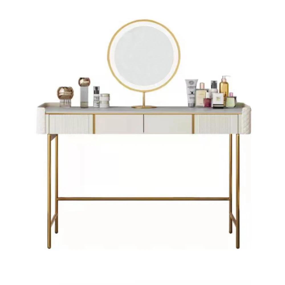 beige color dressing table LED Dressing Table Beige – Bawas Furnishers