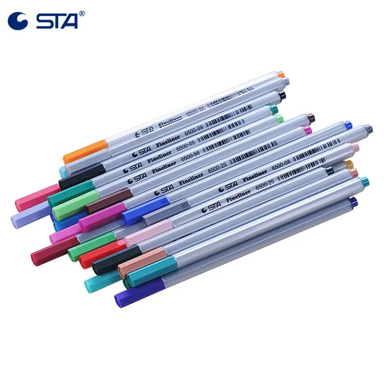 STA 26 Colors Fine Liner Pen Mm Micron Tip
