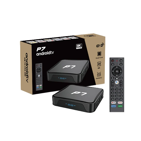 新款P7安卓12智能电视H618安卓盒4K 6K 8k亚视电视盒机顶盒证书双wifi