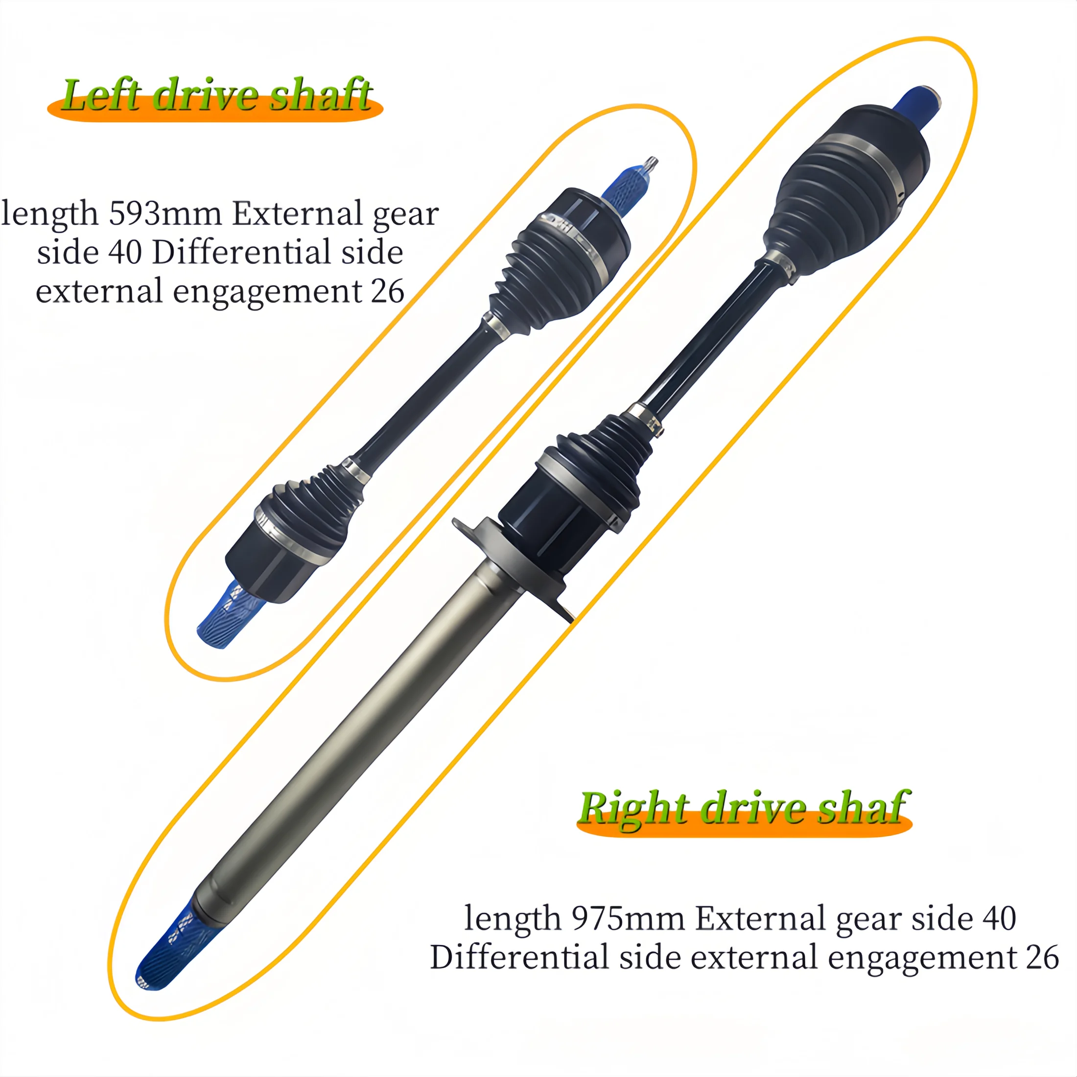 Customizable Car Drive Axle Assembly for Volvo S90