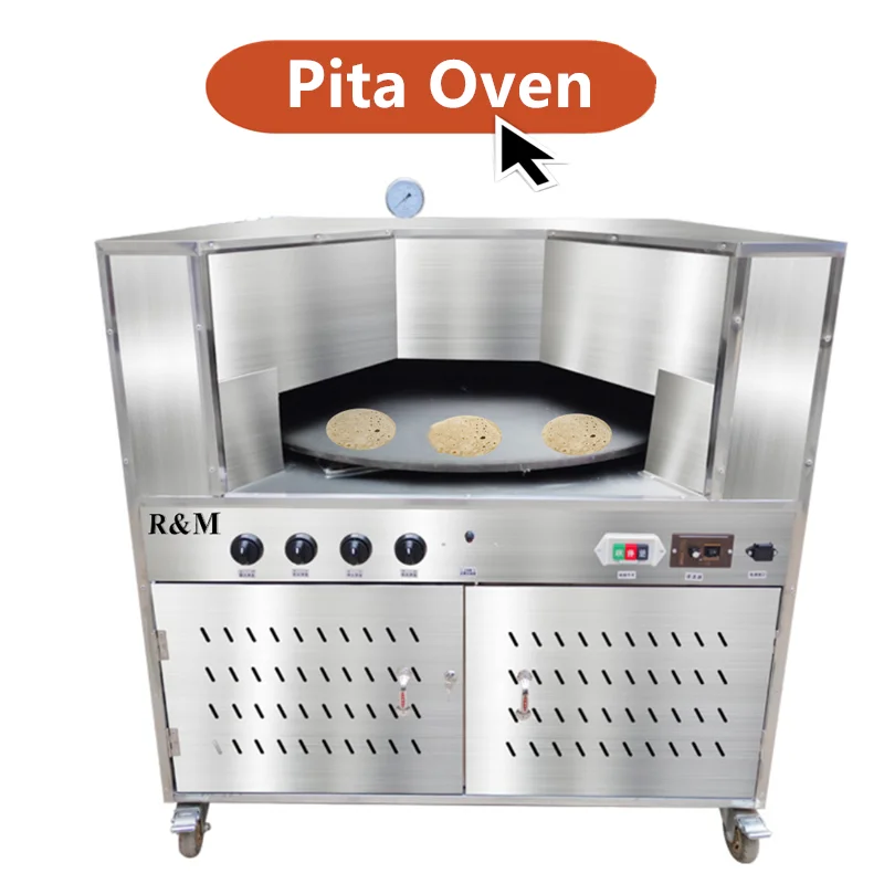 commercial pita arabic-bread-maker Roti Bread maker Making machine oven, commercial flat arabic bread sesame-seed cake pita oven