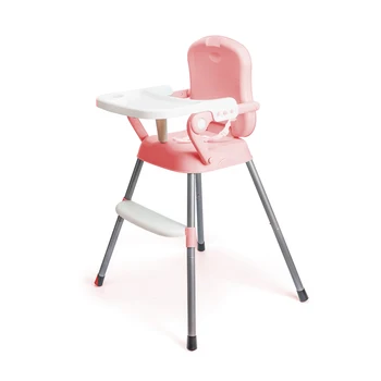 Multiple colors portable of adjustable 3 In 1 Multi Position Kids High Feeding Chair