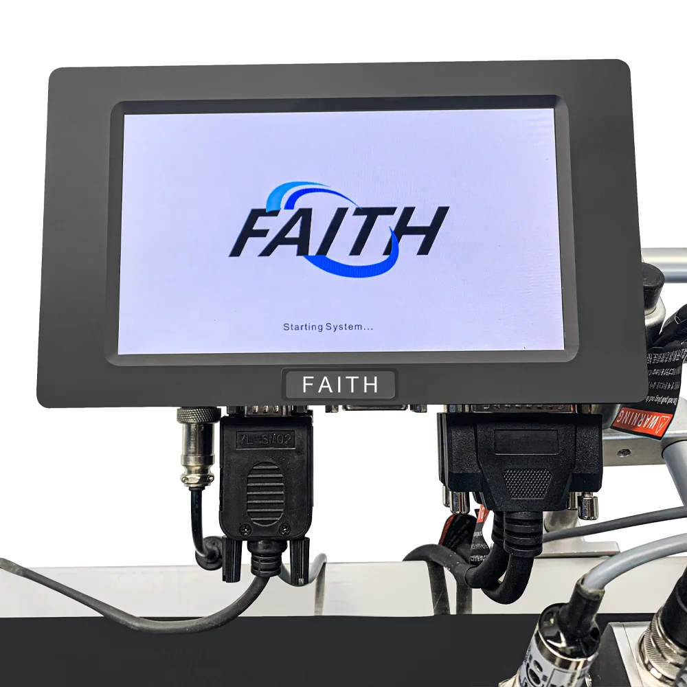 Faith Automatic Thermal Label Printer Inkjet Coding Machine for Printing Expiry Dates on Plastic Bags Ink Type TIJ