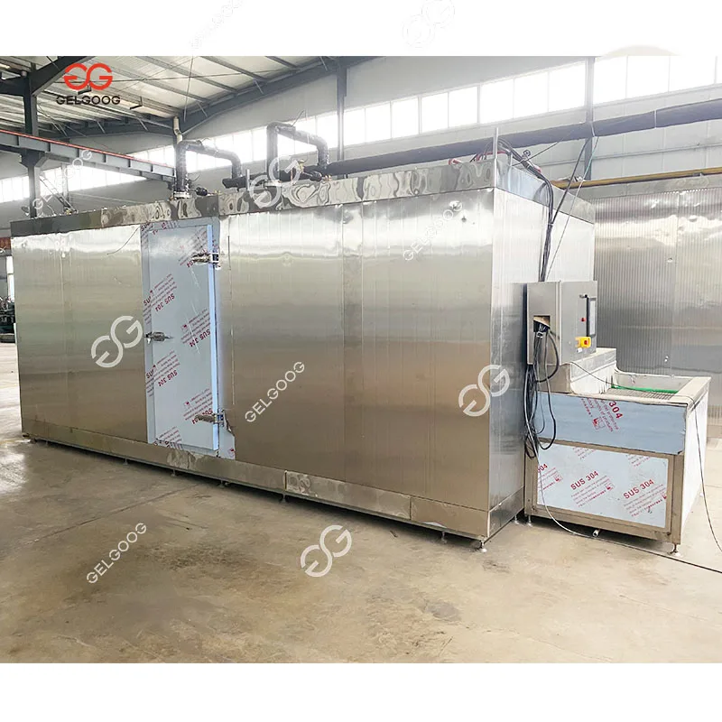 Automatic Frozen Pineapple Production Line Iqf Avocado Freezer Avocado Chunks Cherry Blast Freezing Machine