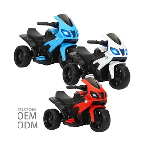 Wholesale Children Kids Electric Motorcycle Ride on Toy 3 Wheels Battery Operated Motorbike 6V Tricycle Bike for Kids Drive
