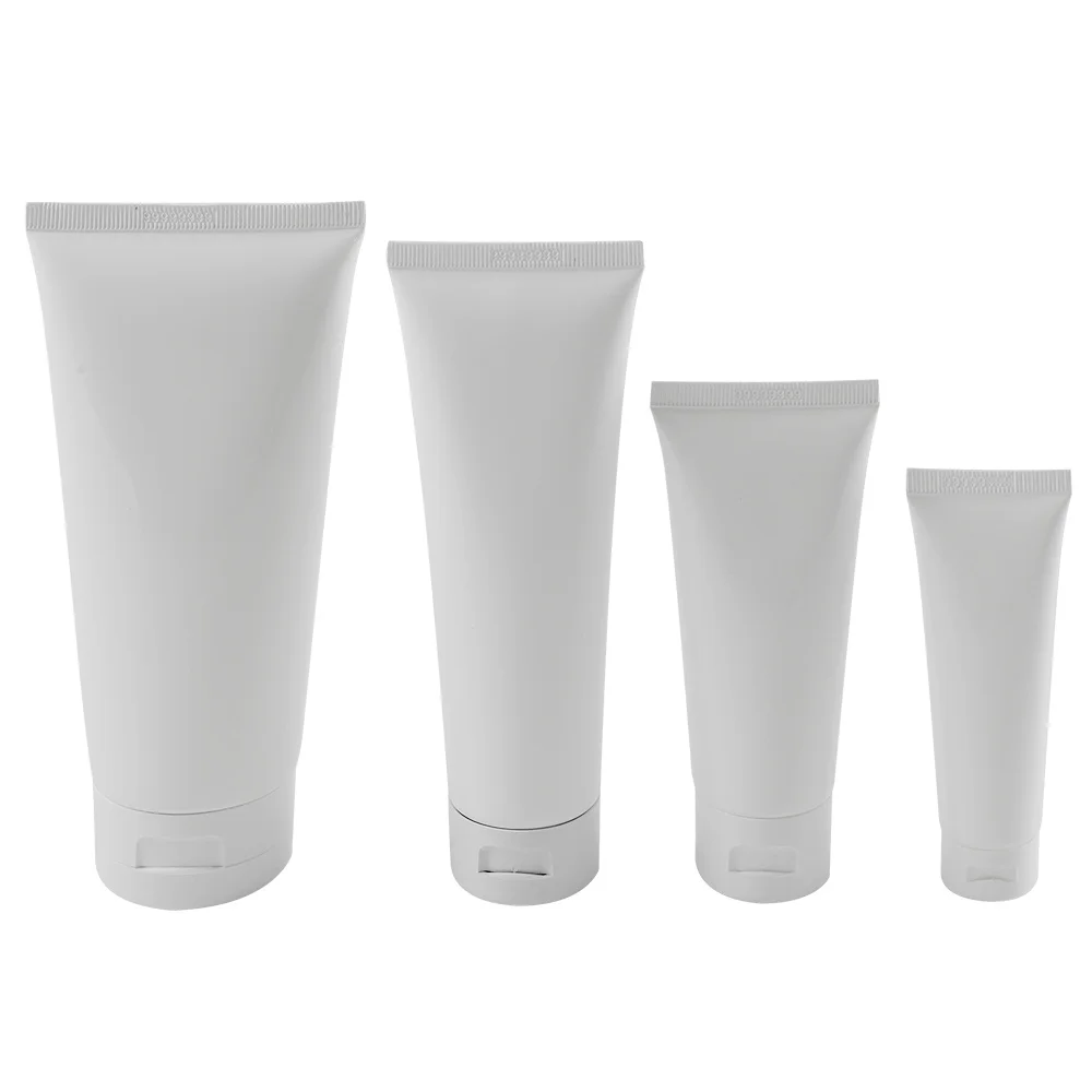 Emplty 50ml 100ml 200ml Flip Lid  Plastic Squeeze Tube for Body Lotion Plastic Cosmetic Tube Cosmetic Hand Cream Tube