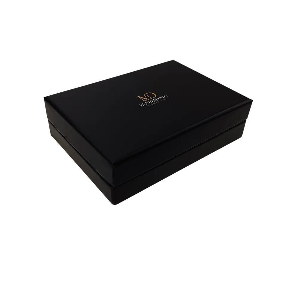 High Quality Small Lid And Base Gift Box Black Packaging Paper Top And ...