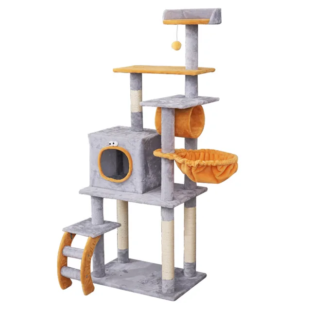 Luxury cat house large Cat Tree Products Sisal-Covered Scratching Posts with Different Size