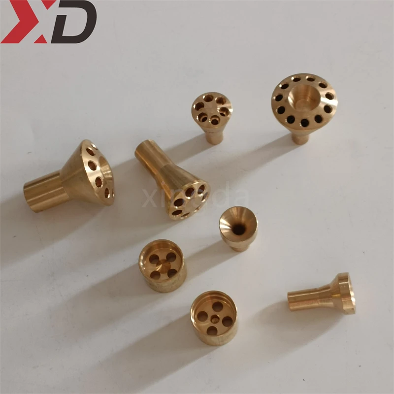 Refrigerant Distributor Brass Nozzle Inlet 3/4 Inch Outlet 1/4 With 4